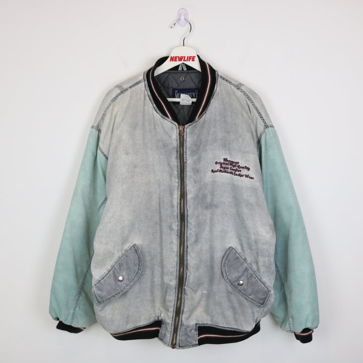 Vintage 80's Monument Bomber Jacket - L/XL-NEWLIFE Clothing