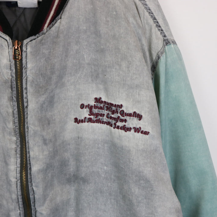 Vintage 80's Monument Bomber Jacket - L/XL-NEWLIFE Clothing