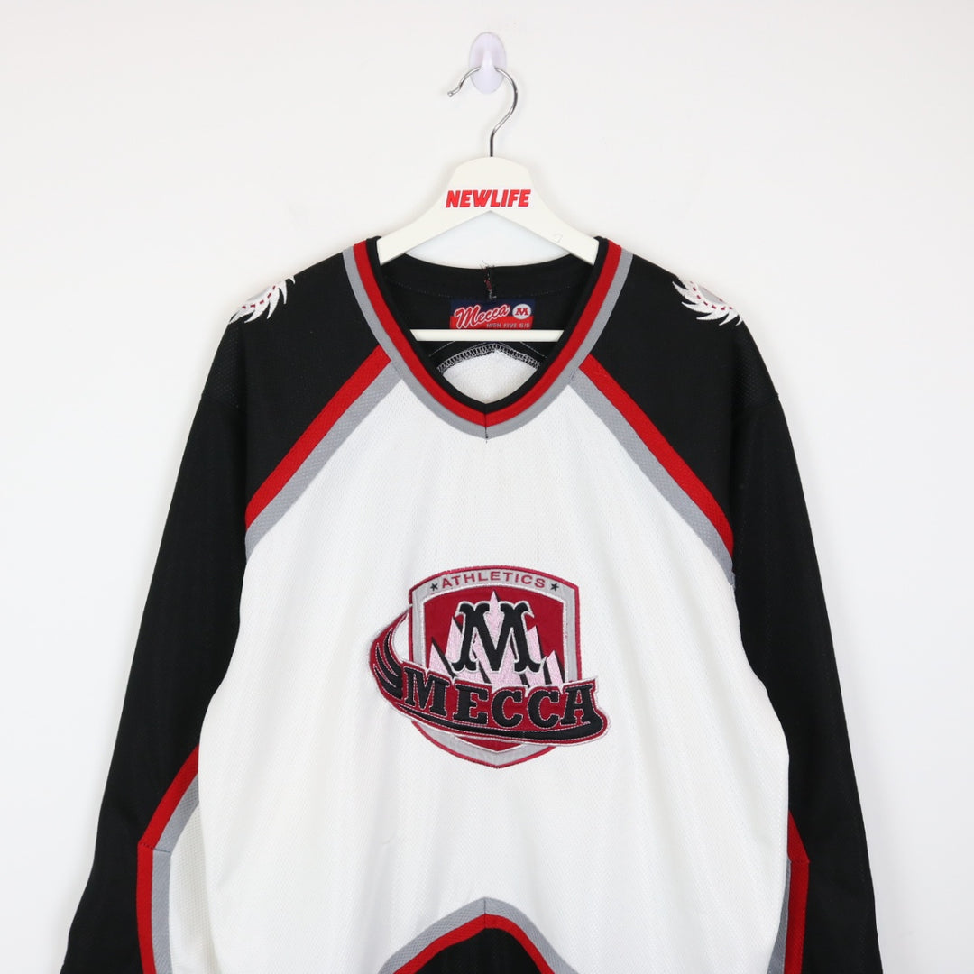 Vintage 90's Mecca Athletics Hockey Jersey - M-NEWLIFE Clothing