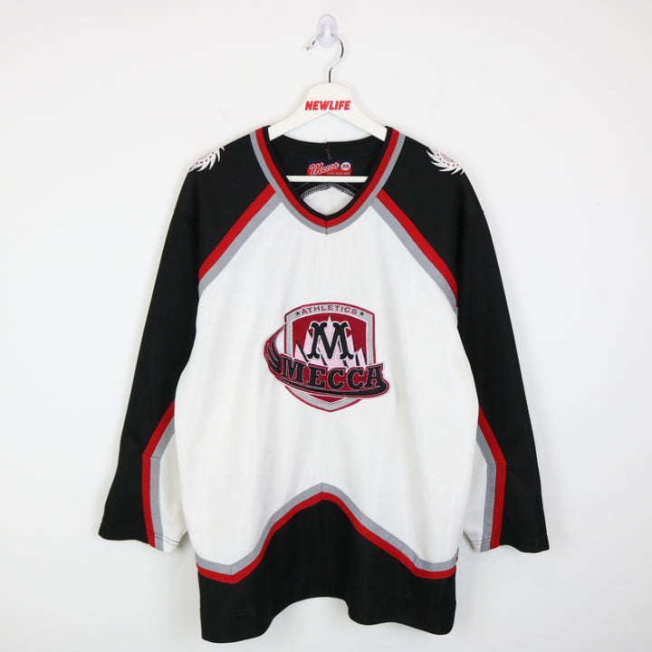 Vintage 90's Mecca Athletics Hockey Jersey - M-NEWLIFE Clothing