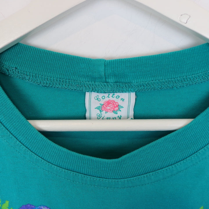 Vintage 90's Cotton Ginny Flower Tee - L-NEWLIFE Clothing