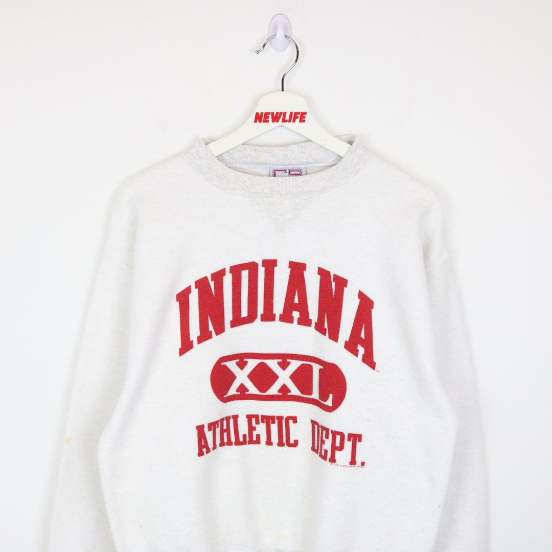 Vintage 1991 Indiana University Athletics Crewneck - M-NEWLIFE Clothing