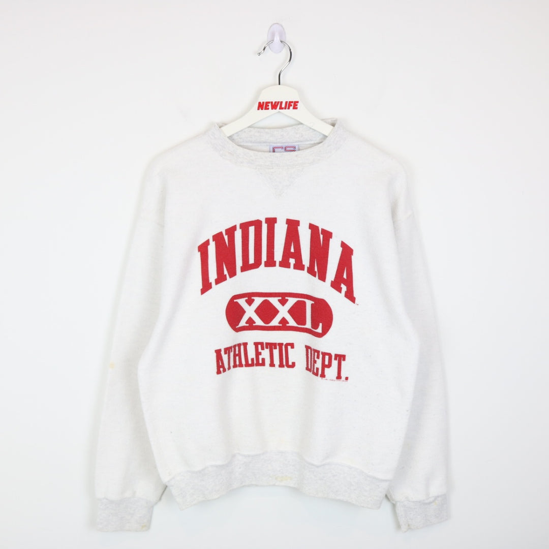 Vintage 1991 Indiana University Athletics Crewneck - M-NEWLIFE Clothing