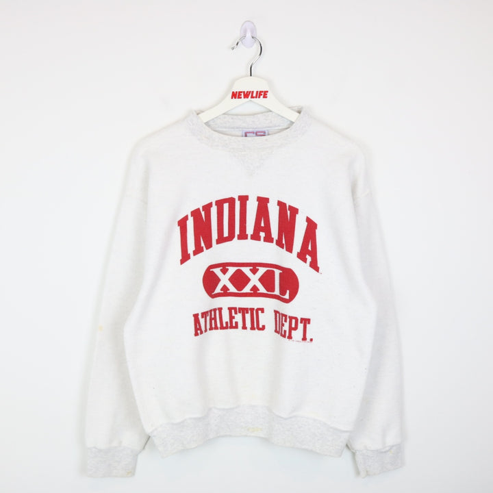 Vintage 1991 Indiana University Athletics Crewneck - M-NEWLIFE Clothing