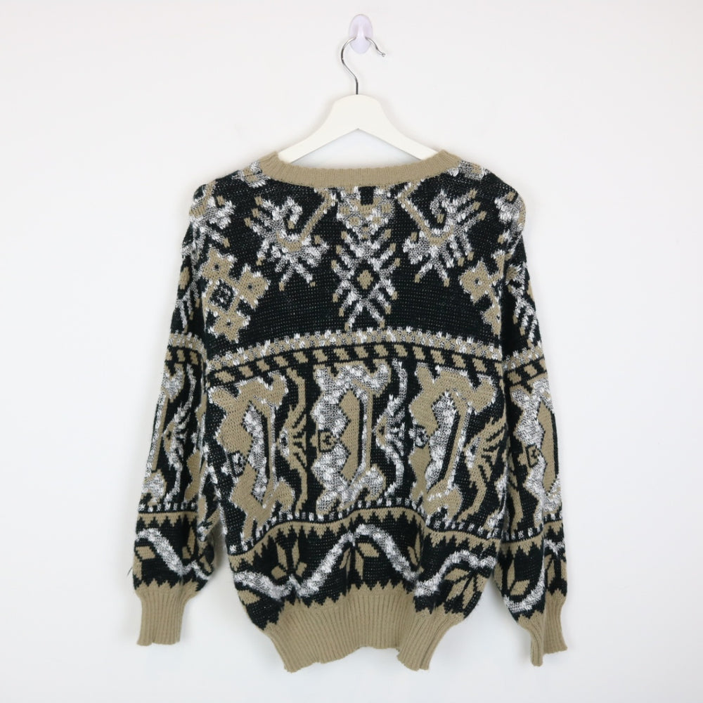 Vintage 80's Jonathan Bryan Patterned Knit Sweater - S-NEWLIFE Clothing