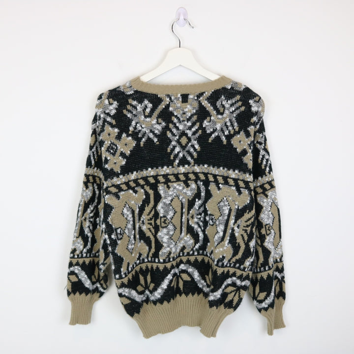 Vintage 80's Jonathan Bryan Patterned Knit Sweater - S-NEWLIFE Clothing