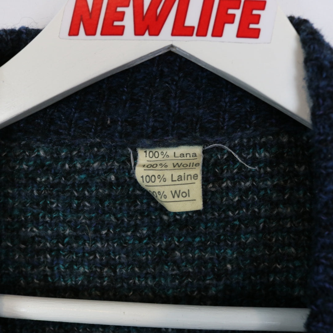 Vintage Wool Knit Cardigan Sweater - L-NEWLIFE Clothing