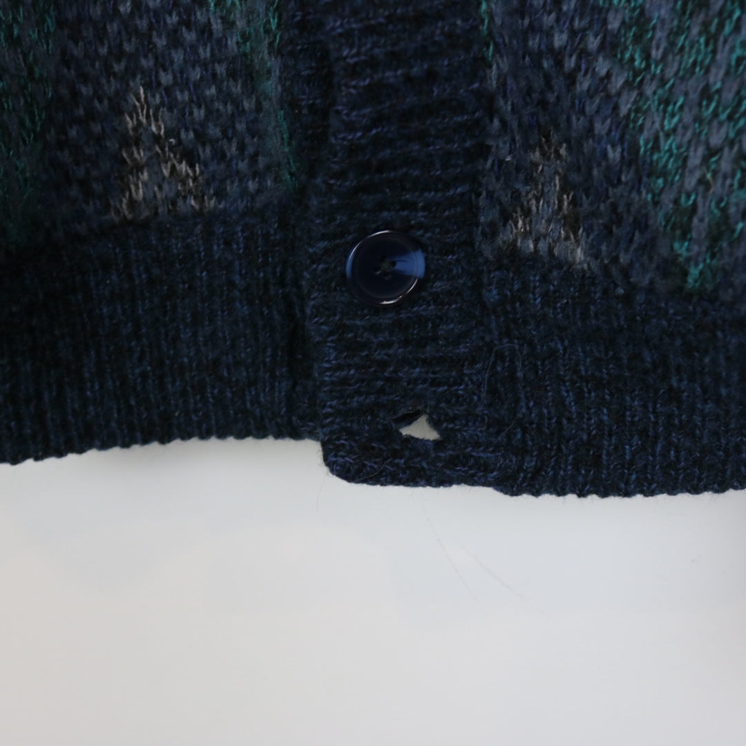 Vintage Wool Knit Cardigan Sweater - L-NEWLIFE Clothing