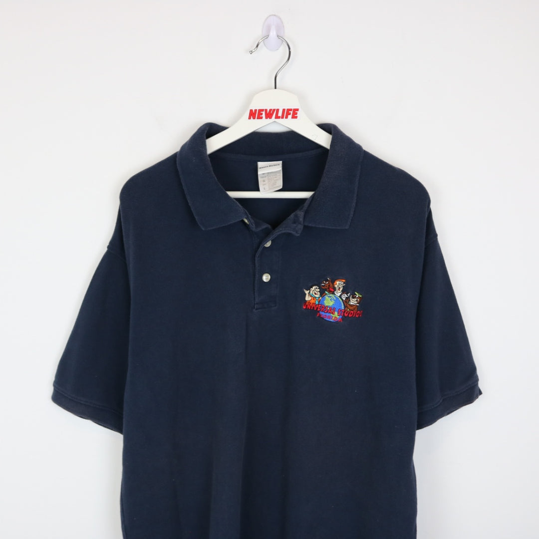 Vintage 00's Universal Studios Polo Shirt - L-NEWLIFE Clothing