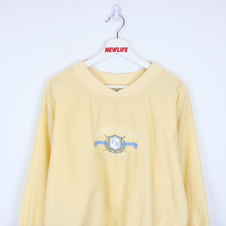 Vintage 90's Pebble Beach Pullover Windbreaker - M-NEWLIFE Clothing