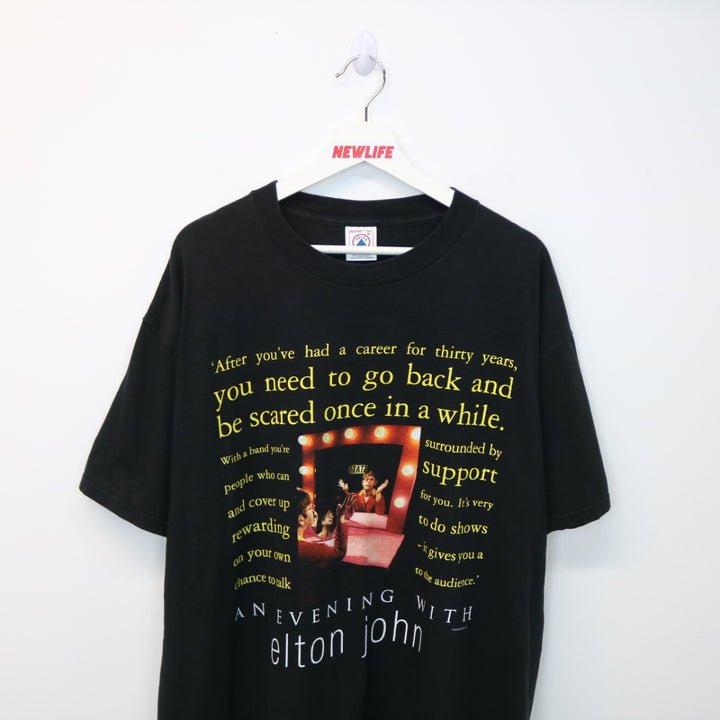 Vintage 1999 An Evening With Elton John Tour Tee - XL-NEWLIFE Clothing