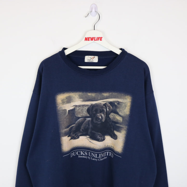 Vintage 90's Dog Nature Ducks Unlimited Crewneck - XXL-NEWLIFE Clothing