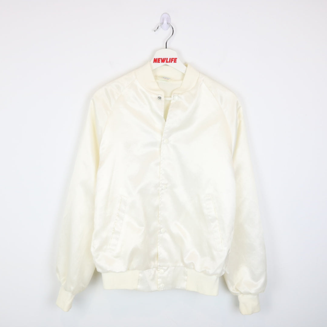 Vintage 80's America's Miss American Queen Satin Bomber Jacket - S-NEWLIFE Clothing