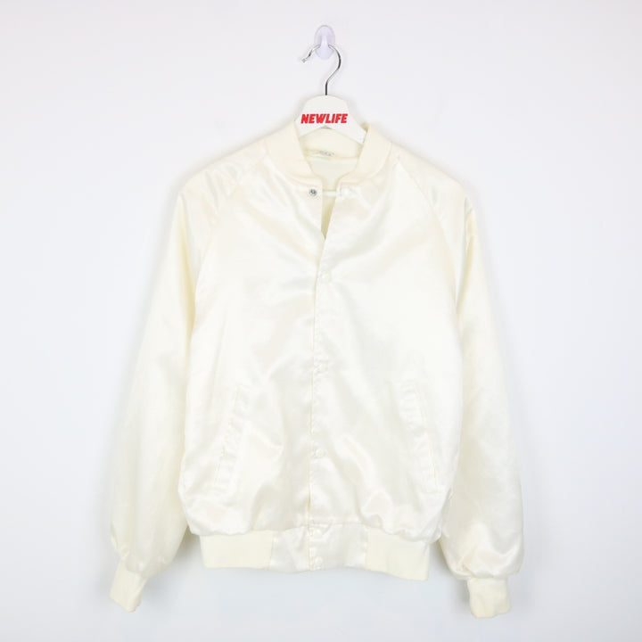 Vintage 80's America's Miss American Queen Satin Bomber Jacket - S-NEWLIFE Clothing