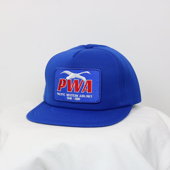 Vintage 80's Pacific Western Airlines Trucker Hat - OS-NEWLIFE Clothing