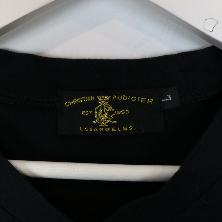 Y2K Bootleg Christian Audigier Skull Tee - S-NEWLIFE Clothing