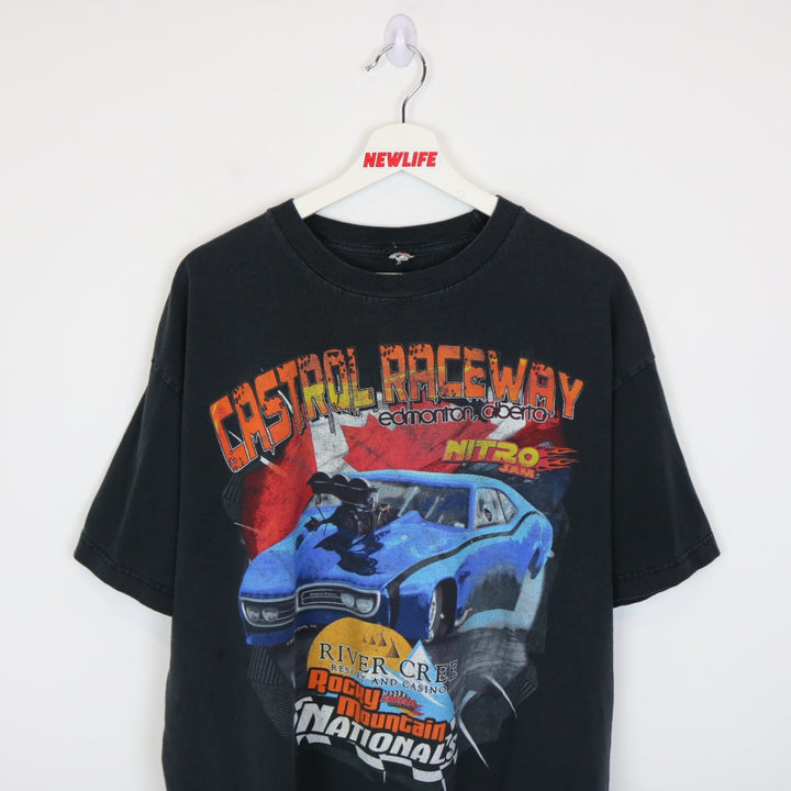 Vintage 2009 Castrol Raceway Racing Tee - XL-NEWLIFE Clothing