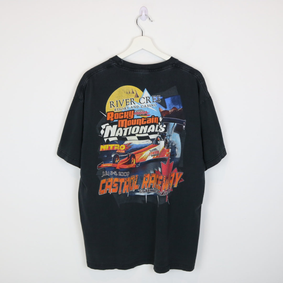 Vintage 2009 Castrol Raceway Racing Tee - XL-NEWLIFE Clothing