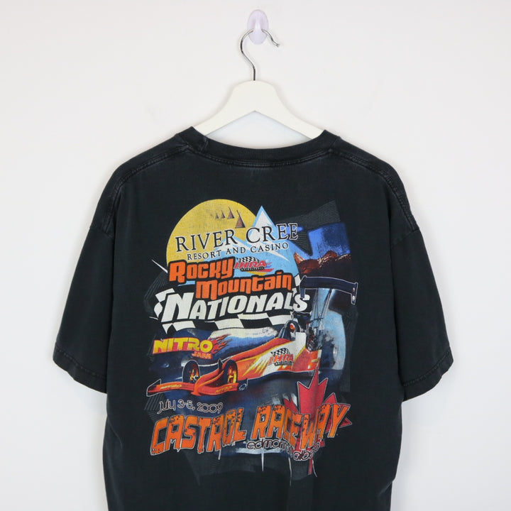 Vintage 2009 Castrol Raceway Racing Tee - XL-NEWLIFE Clothing