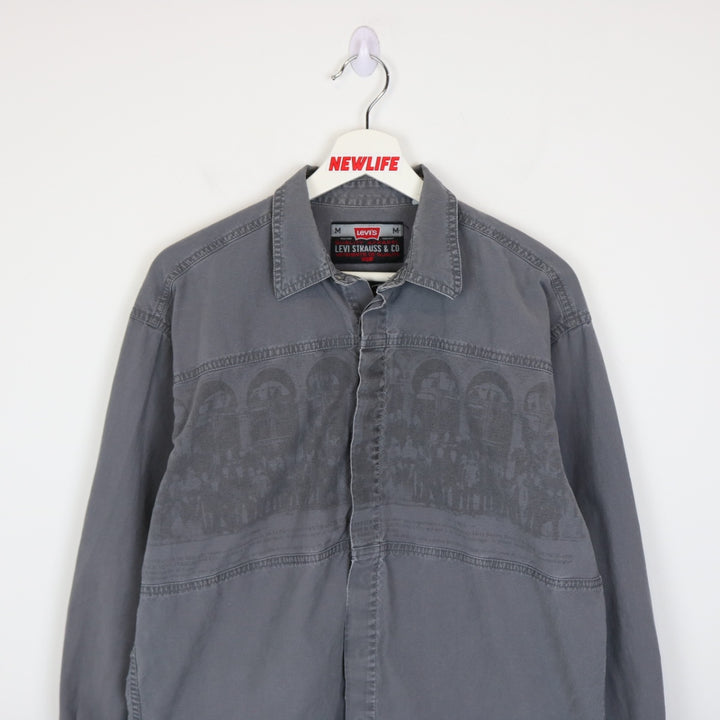 Vintage 90's Levi's Strauss Graphic Button Up - M-NEWLIFE Clothing