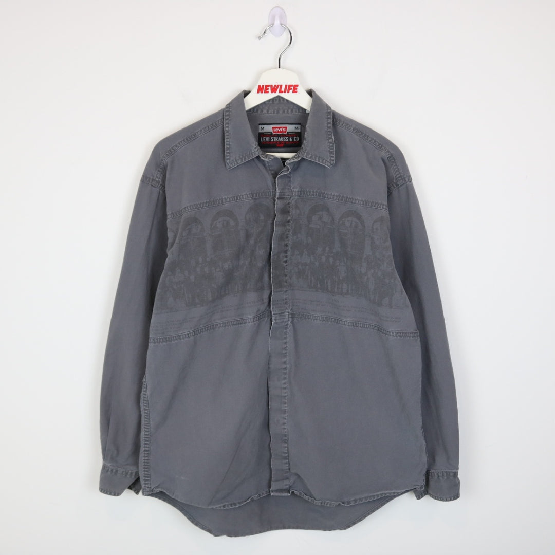 Vintage 90's Levi's Strauss Graphic Button Up - M-NEWLIFE Clothing