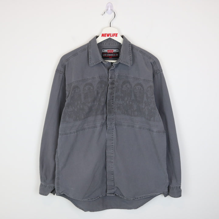 Vintage 90's Levi's Strauss Graphic Button Up - M-NEWLIFE Clothing
