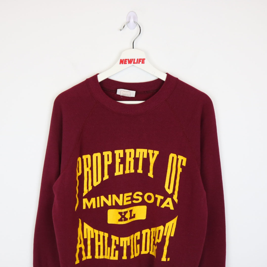 Vintage 90's University of Minnesota Athletics Crewneck - M-NEWLIFE Clothing