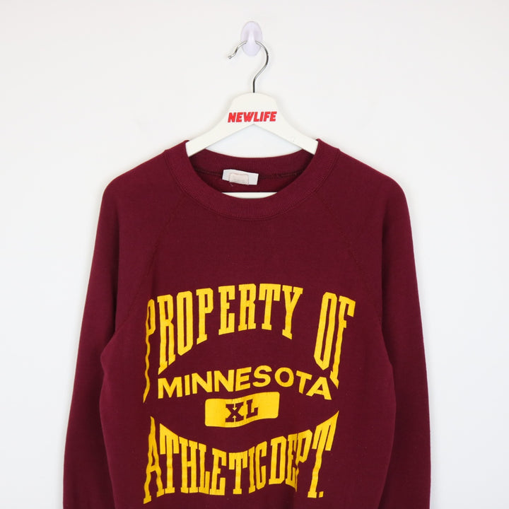 Vintage 90's University of Minnesota Athletics Crewneck - M-NEWLIFE Clothing