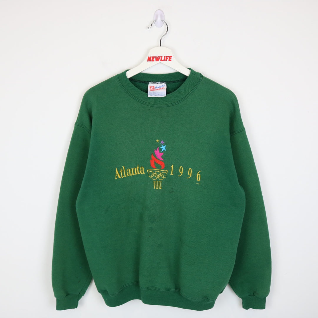 Vintage 1996 Atlanta Olympics Crewneck - M-NEWLIFE Clothing