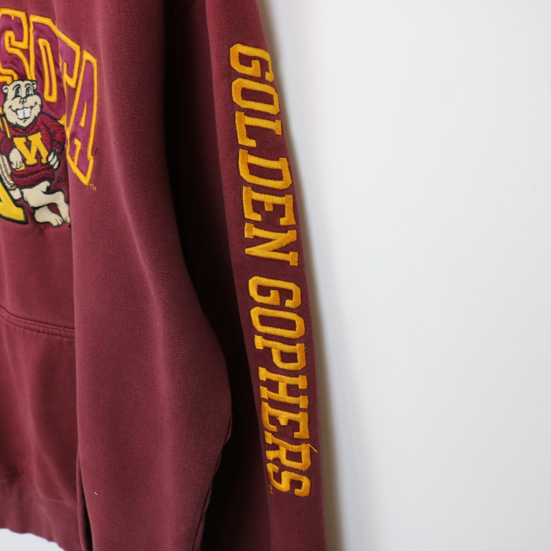 Vintage 00's University of Minnesota Golden Gophers Hoodie - L-NEWLIFE Clothing