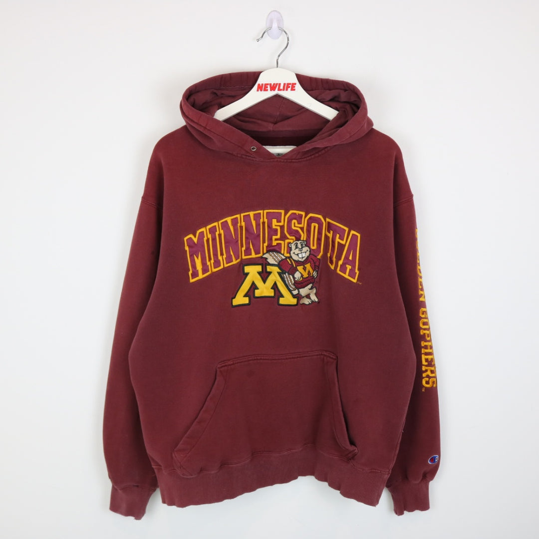 Vintage 00's University of Minnesota Golden Gophers Hoodie - L-NEWLIFE Clothing