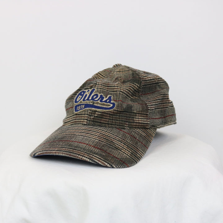 Edmonton Oilers Plaid NHL Hat - OS-NEWLIFE Clothing