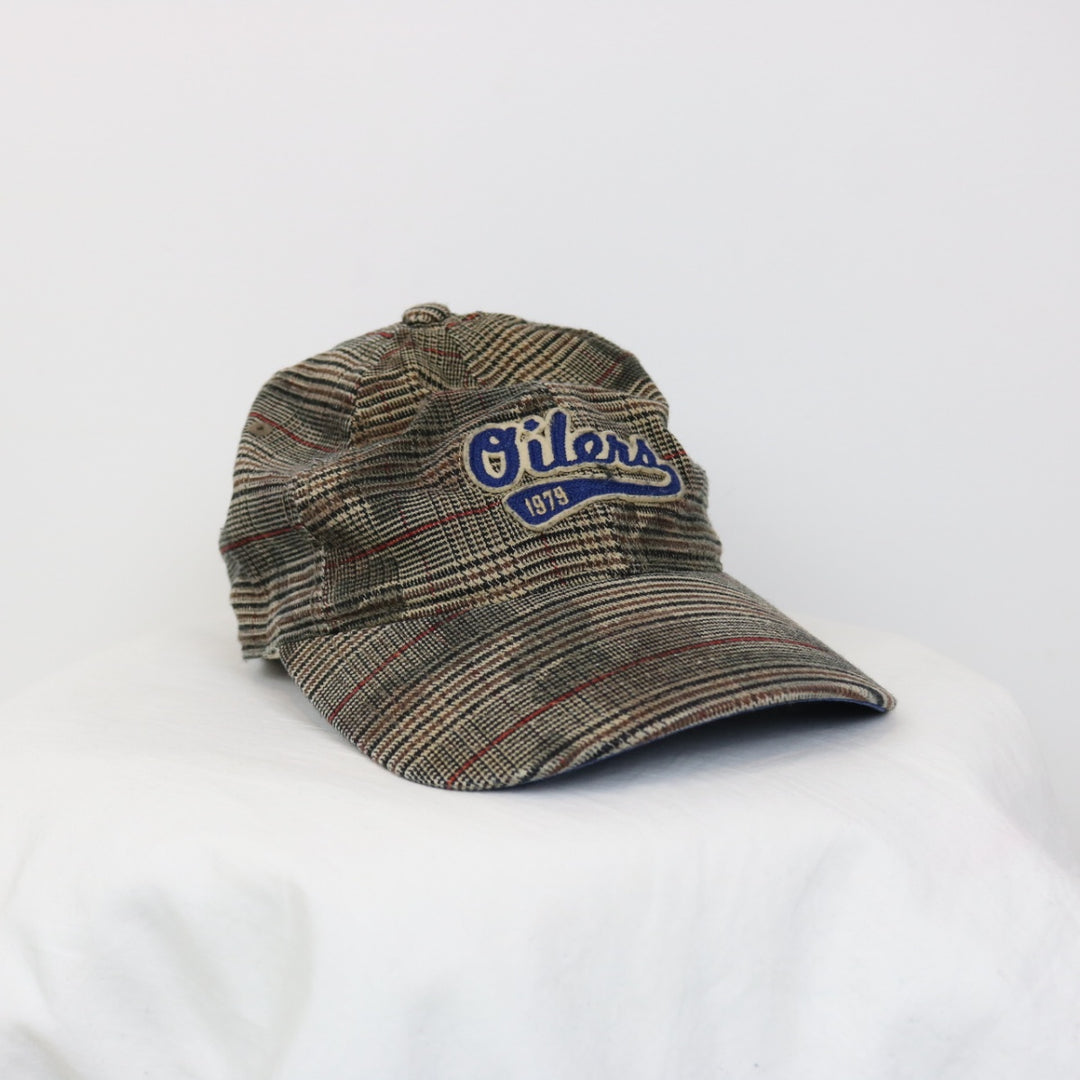 Edmonton Oilers Plaid NHL Hat - OS-NEWLIFE Clothing