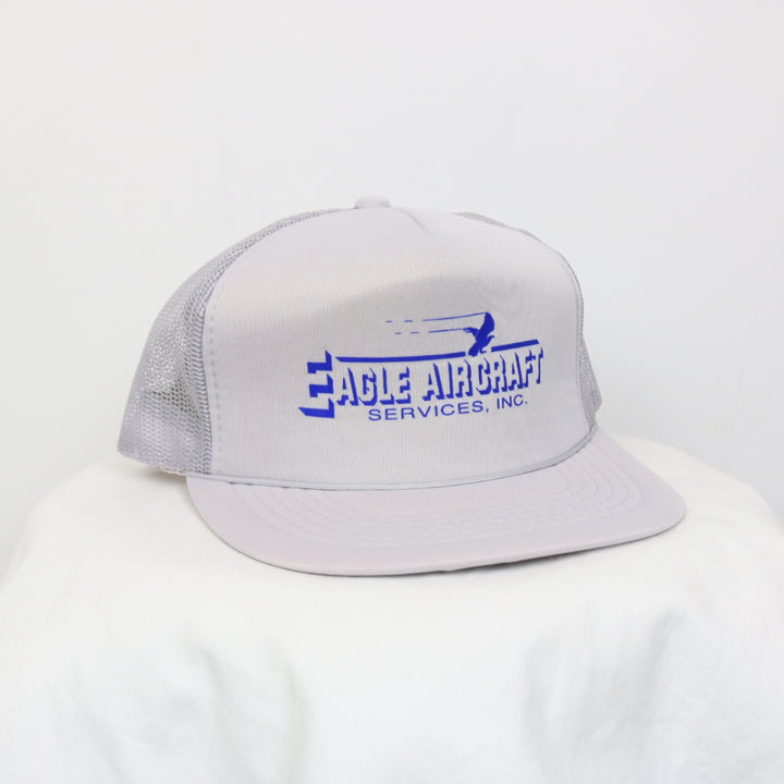 Vintage 80's Eagle Aircraft Trucker Hat - OS-NEWLIFE Clothing