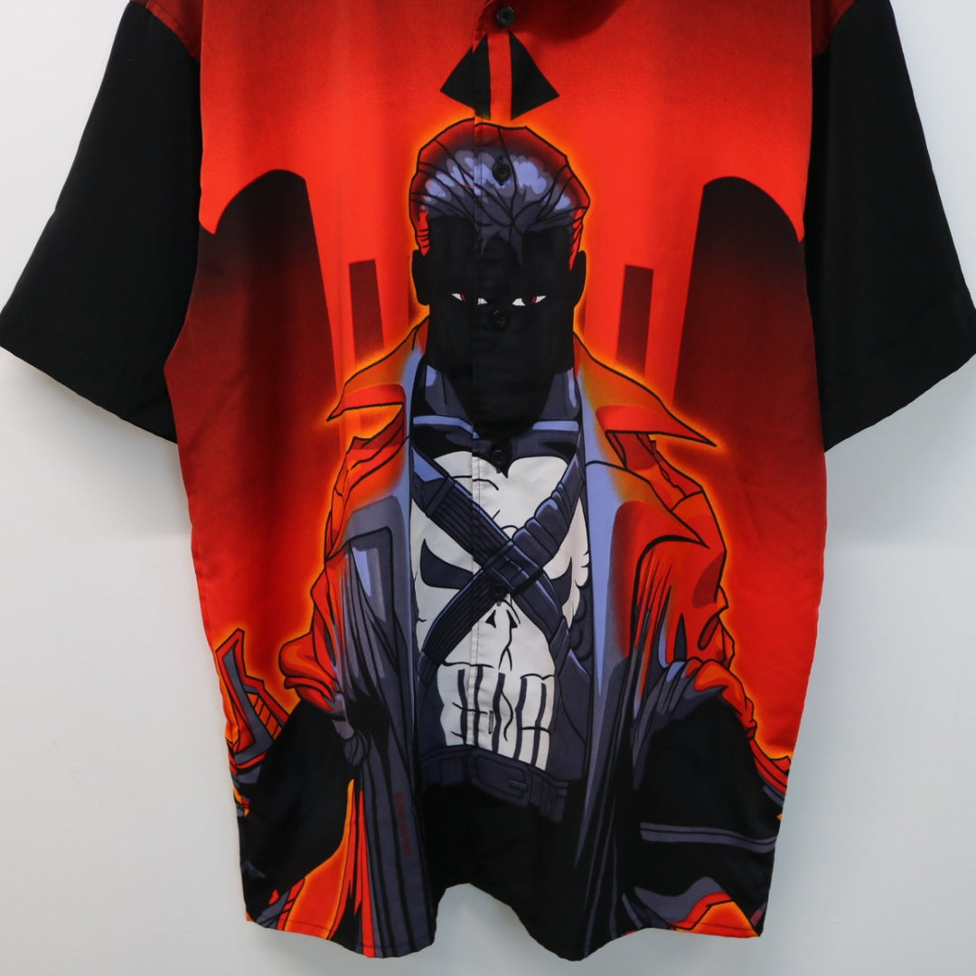 Vintage 2001 The Punisher Marvel Button Up - L-NEWLIFE Clothing