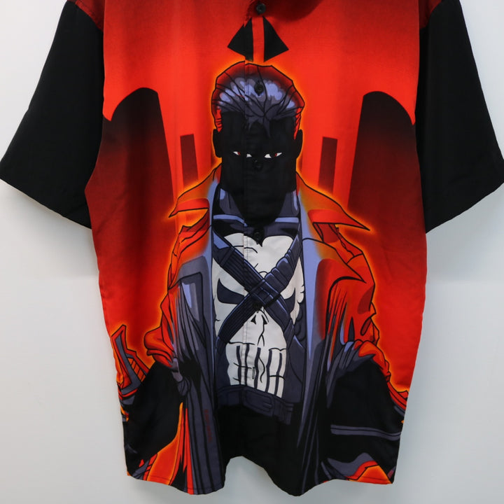 Vintage 2001 The Punisher Marvel Button Up - L-NEWLIFE Clothing