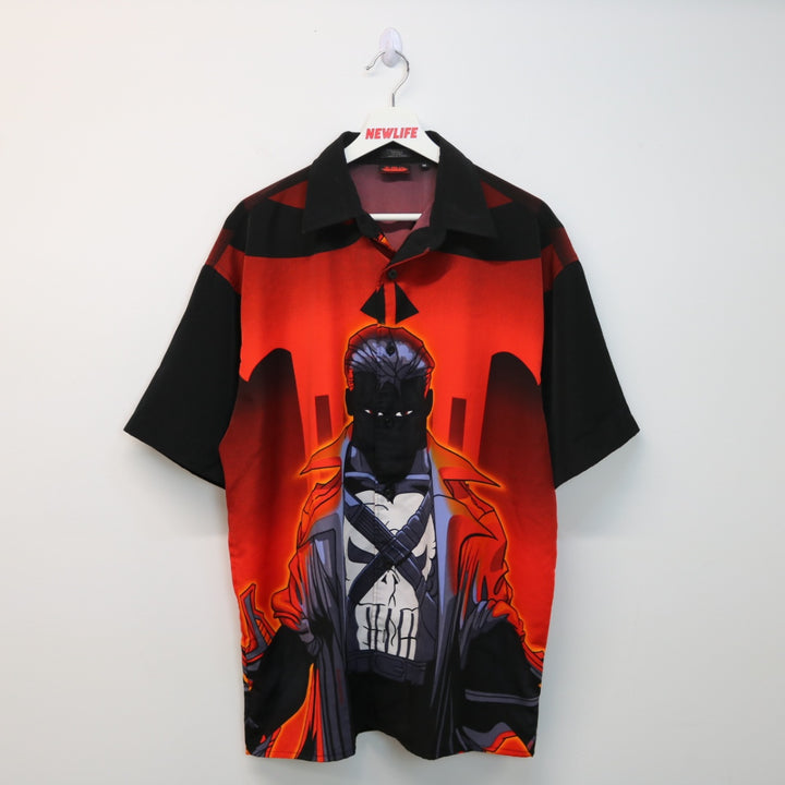 Vintage 2001 The Punisher Marvel Button Up - L-NEWLIFE Clothing
