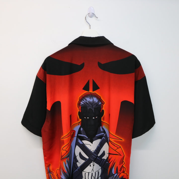 Vintage 2001 The Punisher Marvel Button Up - L-NEWLIFE Clothing