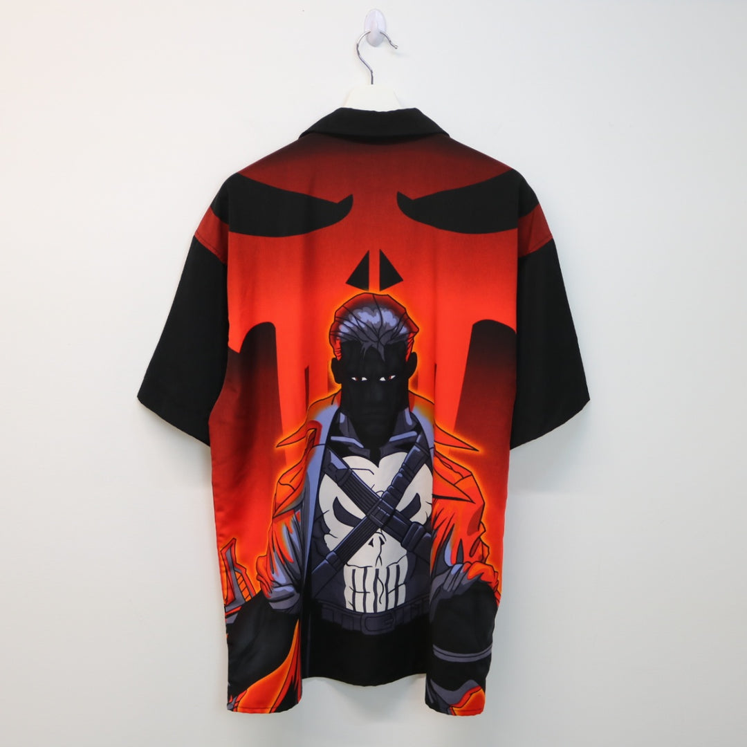 Vintage 2001 The Punisher Marvel Button Up - L-NEWLIFE Clothing