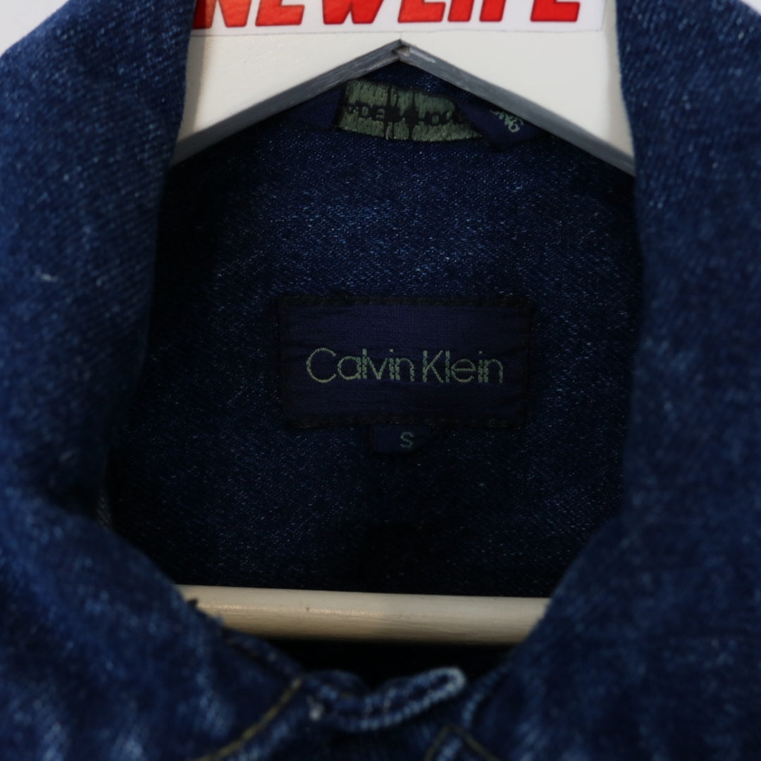 Vintage 80's Calvin Klein Denim Vest - S-NEWLIFE Clothing
