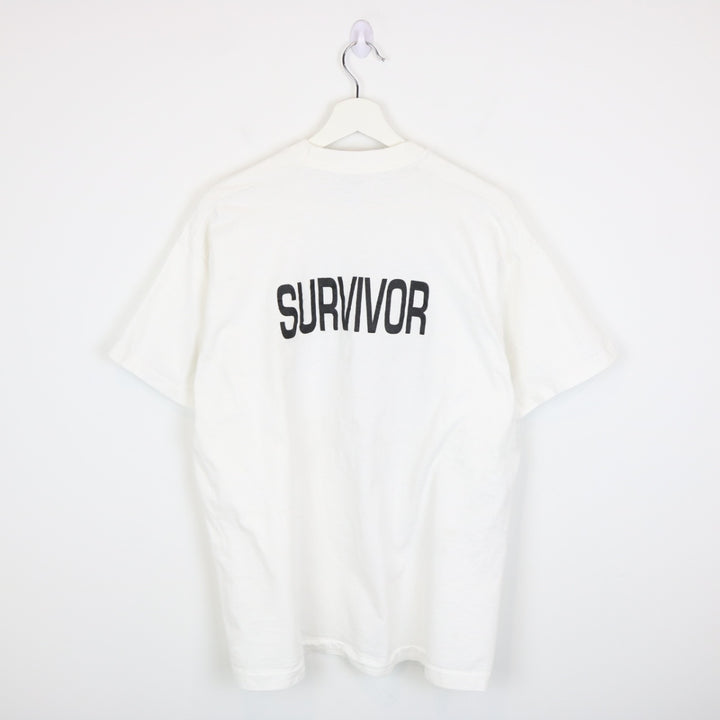 Vintage 1997 Spirit of Edmonton Grey Cup Tee - L-NEWLIFE Clothing