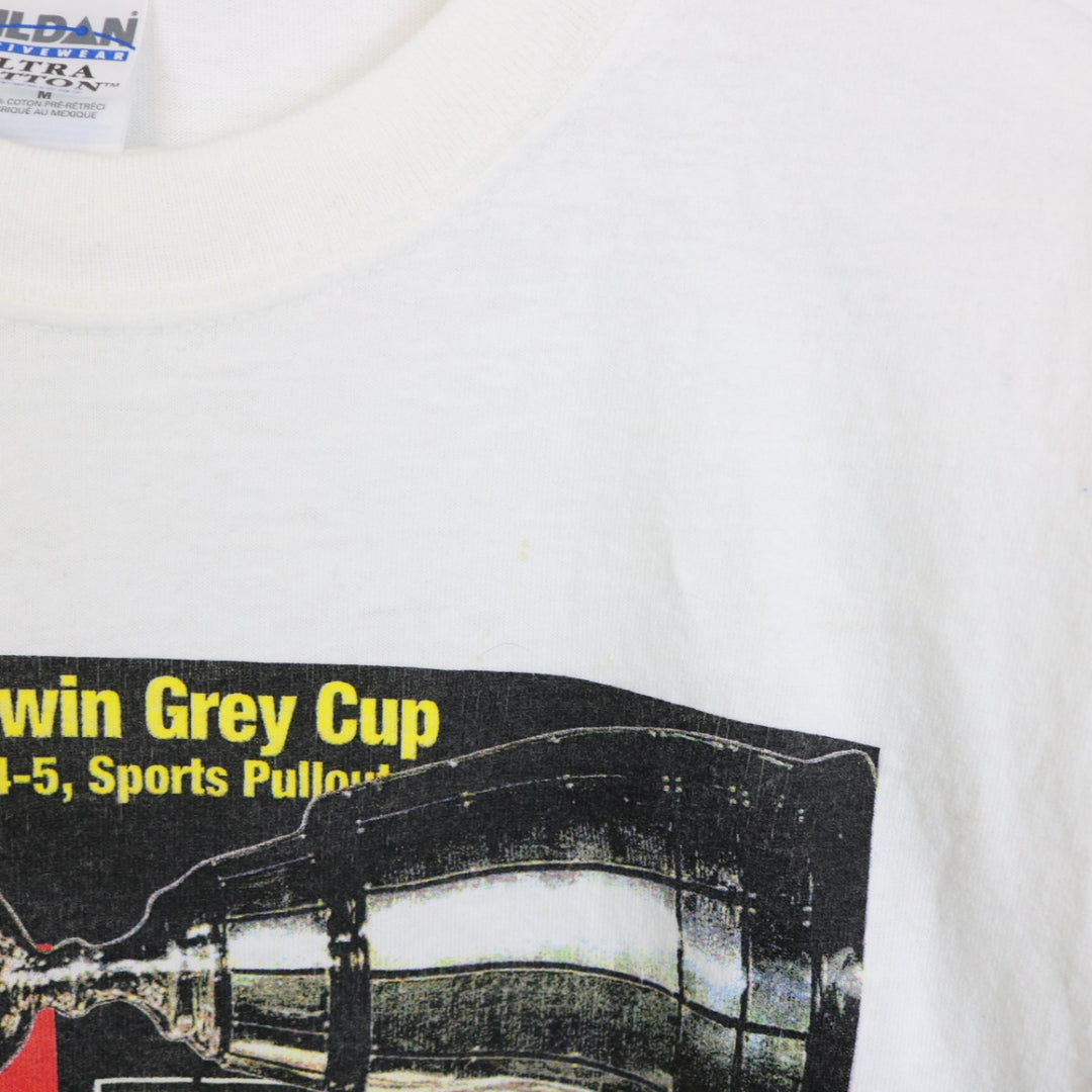 Vintage 2003 Edmonton Elks Grey Cup Tee - M-NEWLIFE Clothing