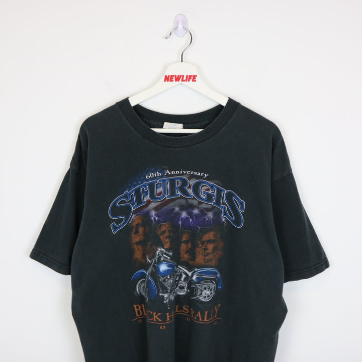 Vintage 2000 Sturgis Black Hills Rally Biker Tee - XL-NEWLIFE Clothing