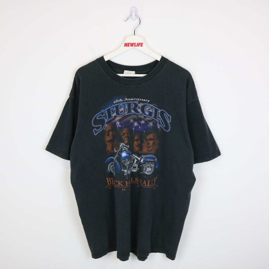 Vintage 2000 Sturgis Black Hills Rally Biker Tee - XL-NEWLIFE Clothing