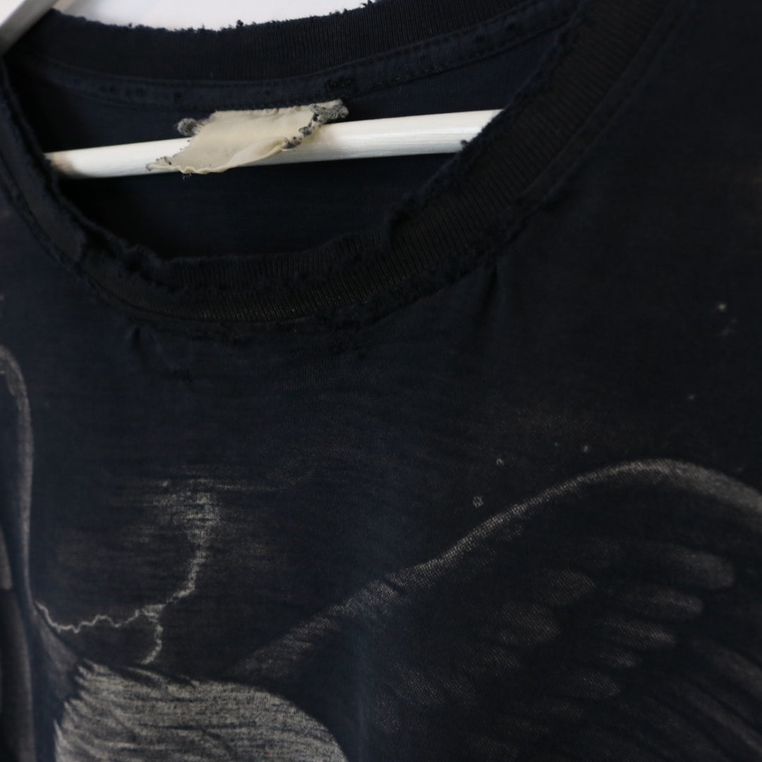 Vintage 90's Feel the Thunder Eagle Biker Tee - XL-NEWLIFE Clothing