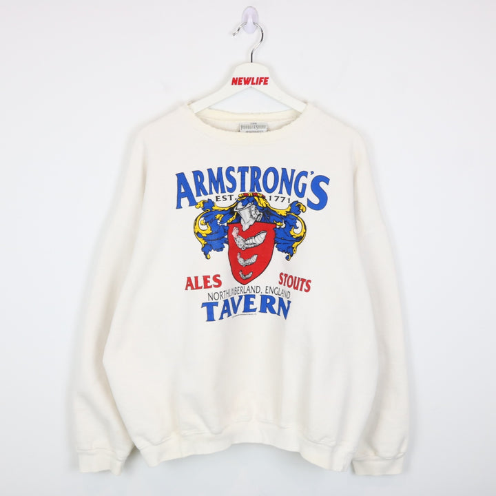 Vintage 1991 Armstrong Tavern England Crewneck - XL-NEWLIFE Clothing