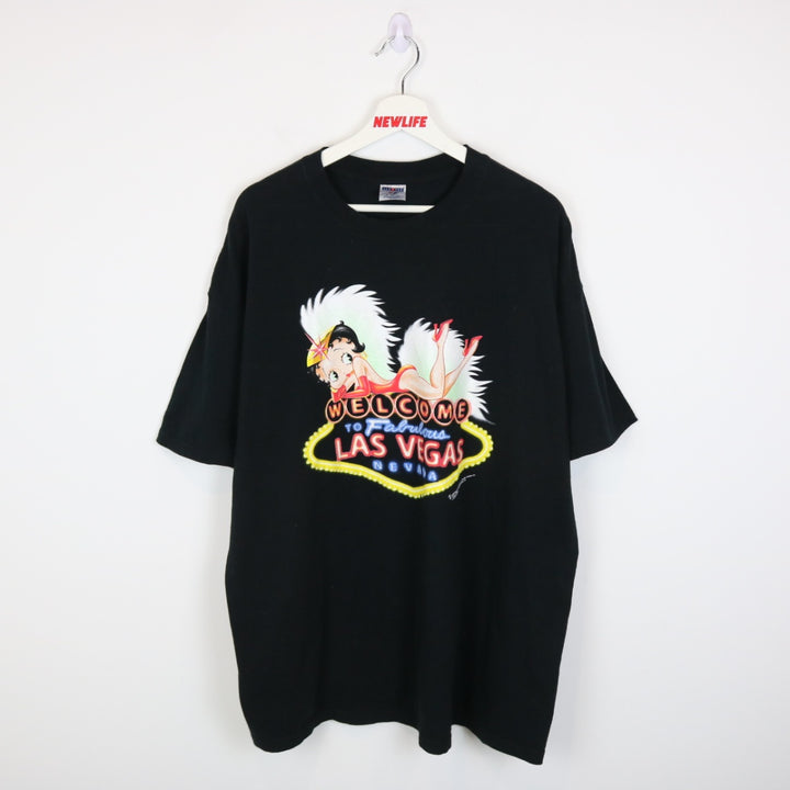 Vintage 2008 Betty Boop Las Vegas Tee - XL-NEWLIFE Clothing