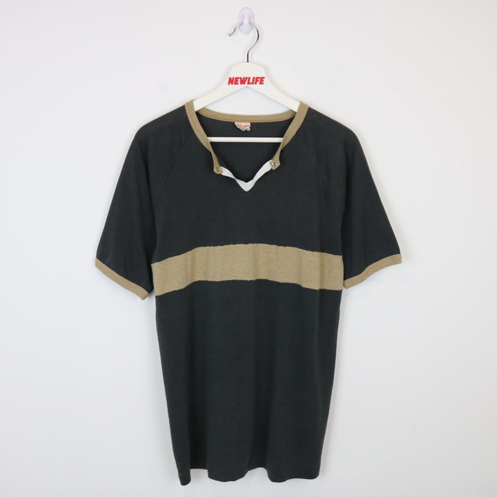 Vintage 80's Sunblazers Blank Ringer Tee - M-NEWLIFE Clothing