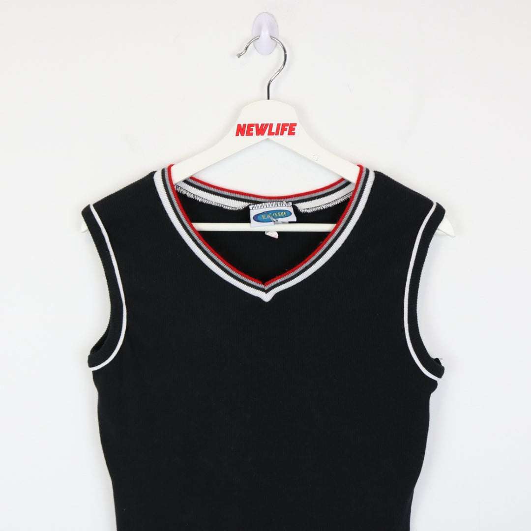 Vintage 90's Next Issue Ribbed Tank Top - L-NEWLIFE Clothing