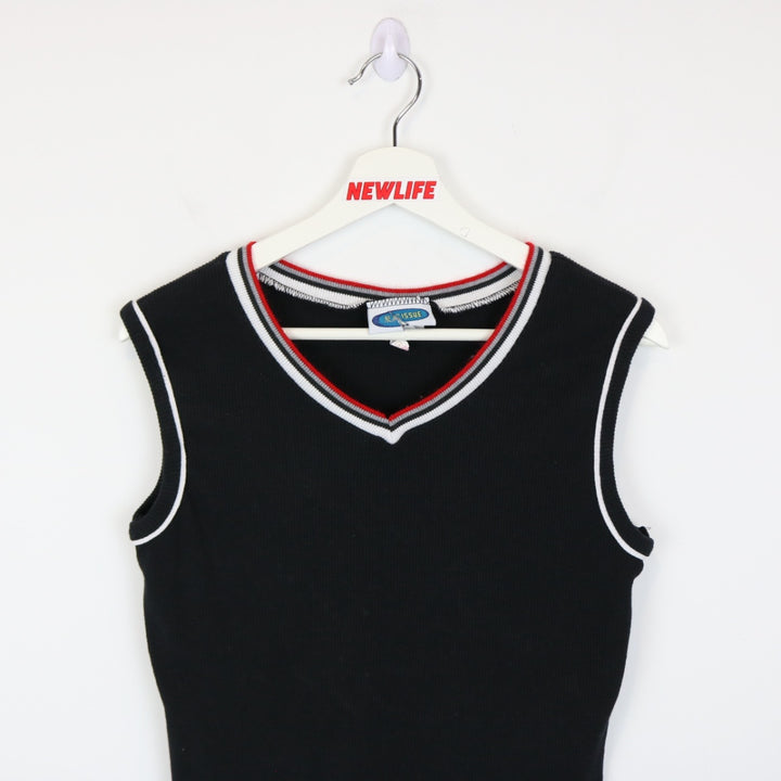 Vintage 90's Next Issue Ribbed Tank Top - L-NEWLIFE Clothing